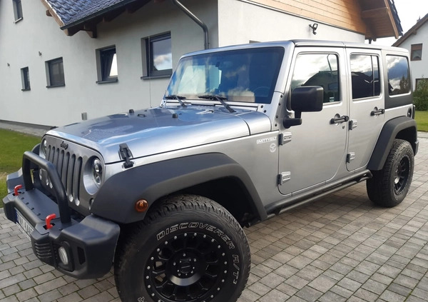 Jeep Wrangler cena 140000 przebieg: 71700, rok produkcji 2014 z Dębno małe 79